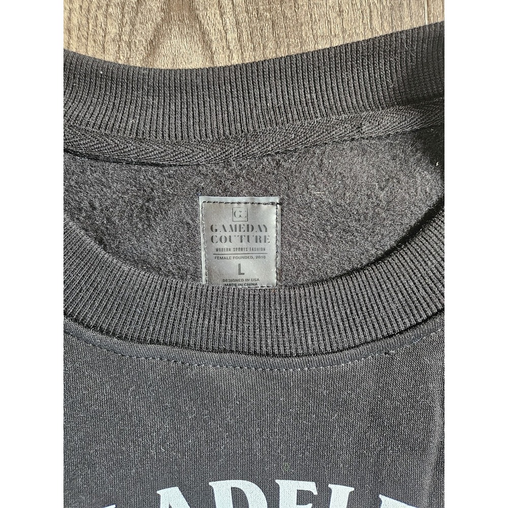Philadelphia Eagles Gameday Couture Sweatshirt Size L - Picture 3 of 4